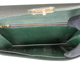 Louis Vuitton Green Taiga Leather Kourad Clutch