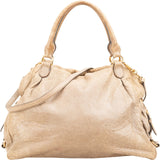 Miu Miu Vitello Lux Leather Satchel Hobo Handbag