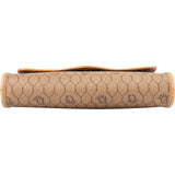 Christian Dior Vintage Honeycomb Monogram Canvas Flap Crossbody Bag