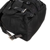 Prada Black Tessuto Nylon Triangle Backpack