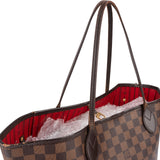 Louis Vuitton Monogram Damier Ebene Neverfull MM Shoulder Bag