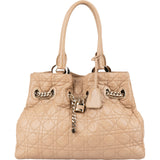 Christian Dior Quilted Lambskin Cannage Chri Chri Tote Handbag
