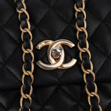 Chanel Jumbo Caviar Leather Coco Handle Handbag