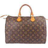Louis Vuitton Monogram Canvas Speedy 35 Handbag
