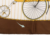 Hermès Les Becanes Silk 90 Scarf Tuch