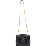 Saint Laurent Quilted Calfskin Small Loulou Crossbody Bag