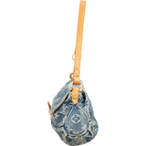 Louis Vuitton Monogram Denim Pleaty Handbag