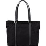 Prada Tessuto Saffiano Leather Triangle Tote Shoulder Bag
