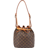 Louis Vuitton Monogram Canvas Sac Noé Petit Shoulder Bag