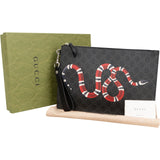 Gucci Monogram GG Supreme Canvas Kingsnake Clutch