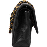 Chanel Quilted Lambskin 24K Gold Medium Double Flap Shoulder Bag