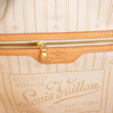 Louis Vuitton Monogram Damier Azur Canvas Neverfull MM Shoulder Bag