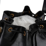 Louis Vuitton Noir Epi Leather Sac Noé Grande Shoulder Bag