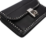 Valentino Garavani Rockstud Multi Pocket Double Flap Turnlock Crossbody Bag