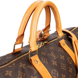Louis Vuitton Monogram Canvas Keepall 55 Bandoulière Travel Bag
