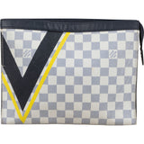 Louis Vuitton Monogram Damier Azur Limited America's Cup 2017 Jour Pochette Clutch