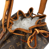 Louis Vuitton Monogram Canvas Sac Noé Petit Shoulder Bag