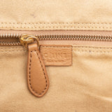 Céline Drummed Calfskin Luggage Handbag