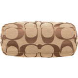 Coach Monogram Signature Stripe Tote Shoulder Bag