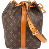 Louis Vuitton Monogram Canvas Sac Noé Petit Shoulder Bag