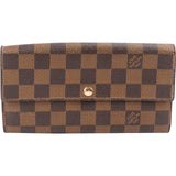 Louis Vuitton Monogram Damier Ebene Canvas Sarah Wallet