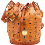 MCM Monogram Visetos Bucket Crossbody Bag
