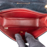 Chanel Quilted Lambskin 24K Gold Single Flap Crossbody Bag