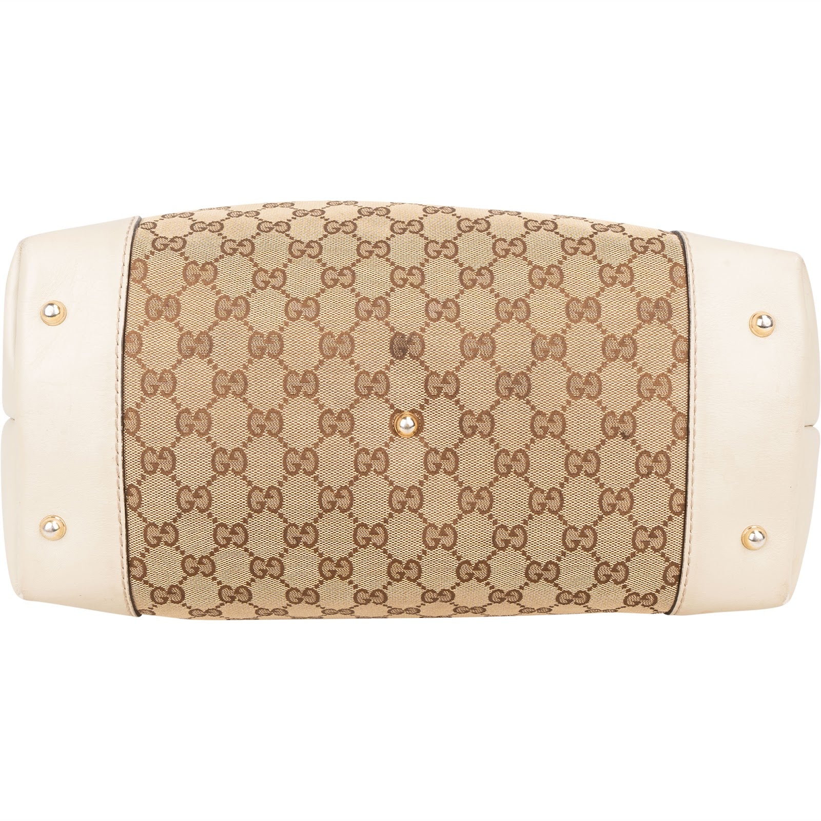 Gucci Monogram GG Charmy Tote Handbag - vintageandkickz