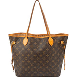 Louis Vuitton Monogram Canvas Neverfull MM Shoulder Bag