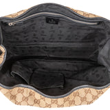 Gucci Monogram Canvas Twin GG Shoulder Bag