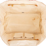 Prada Printed Canvas Estampada Canapa Tote Handbag