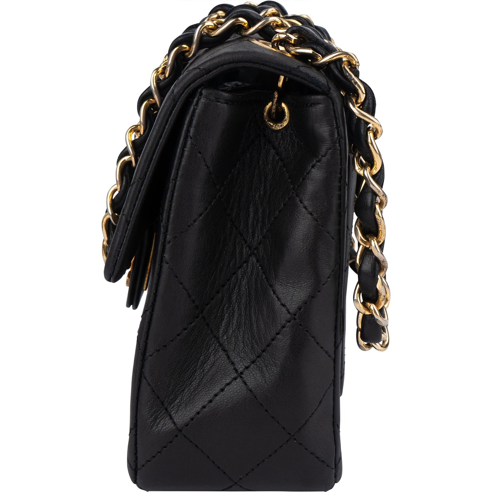 [🔄️B21 / F02] Chanel Quilted Lambskin Small Single Flap Crossbody Bag - vintageandkickz