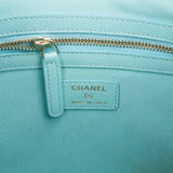 Chanel Quilted Caviar Leather CC Clutch