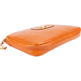 Gucci Vintage Orange Leather Small Pouch
