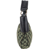 Gucci Monogram GG Canvas Green Shoulder Bag