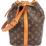 Louis Vuitton Monogram Canvas Sac Noé Petit Shoulder Bag