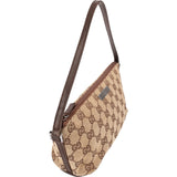 Gucci Monogram GG Canvas Boat Pochette Handbag