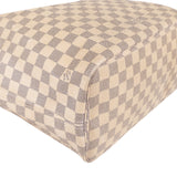 Louis Vuitton Monogram Damier Azur Canvas Neverfull MM Shoulder Bag