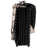 Valentino Garavani Rockstud Multi Pocket Double Flap Turnlock Crossbody Bag