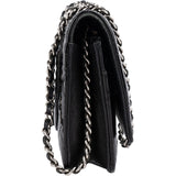 Chanel Quilted Patent Leather Wallet on Chain Crossbody Bag