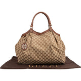 Gucci Monogram GG Canvas Big Sukey Handbag