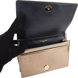 Christian Dior Metallic Patent Leather Diorama Crossbody Bag