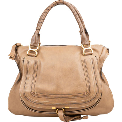 Chloé Grained Leather Marcie Handbag