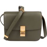 Celine Grained Calfskin Classic Box Crossbody Bag