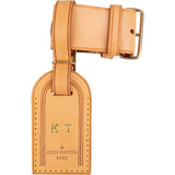 Louis Vuitton Vachetta Leather Luggage Tag Set (K.T)