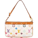 Louis Vuitton Monogram Murakami Multicolor Canvas Studded Pochette Accessoires Handbag