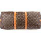 Louis Vuitton Monogram Canvas Keepall 50 Bandoulière Travel Bag