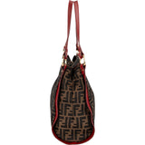 Fendi Monogram FF Zucca Tote Shoulder Bag