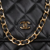 Chanel Quilted Lambskin Wallet on Chain Crossbody Bag