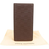 Louis Vuitton Monogram Damier Infini Leather Portefeuille Bifold Vertical Wallet